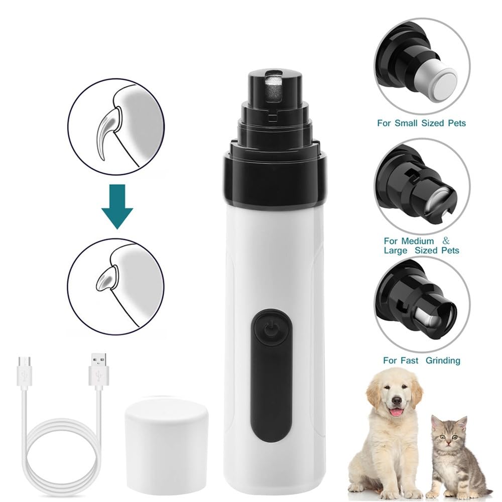 KELENO TrimNox Pro – Der leise Krallenschleifer für stressfreie Pflege Professionell Einfach zu bedienen Große Mittelgroße Kleine Hunde Elektrischer Krallenschneider