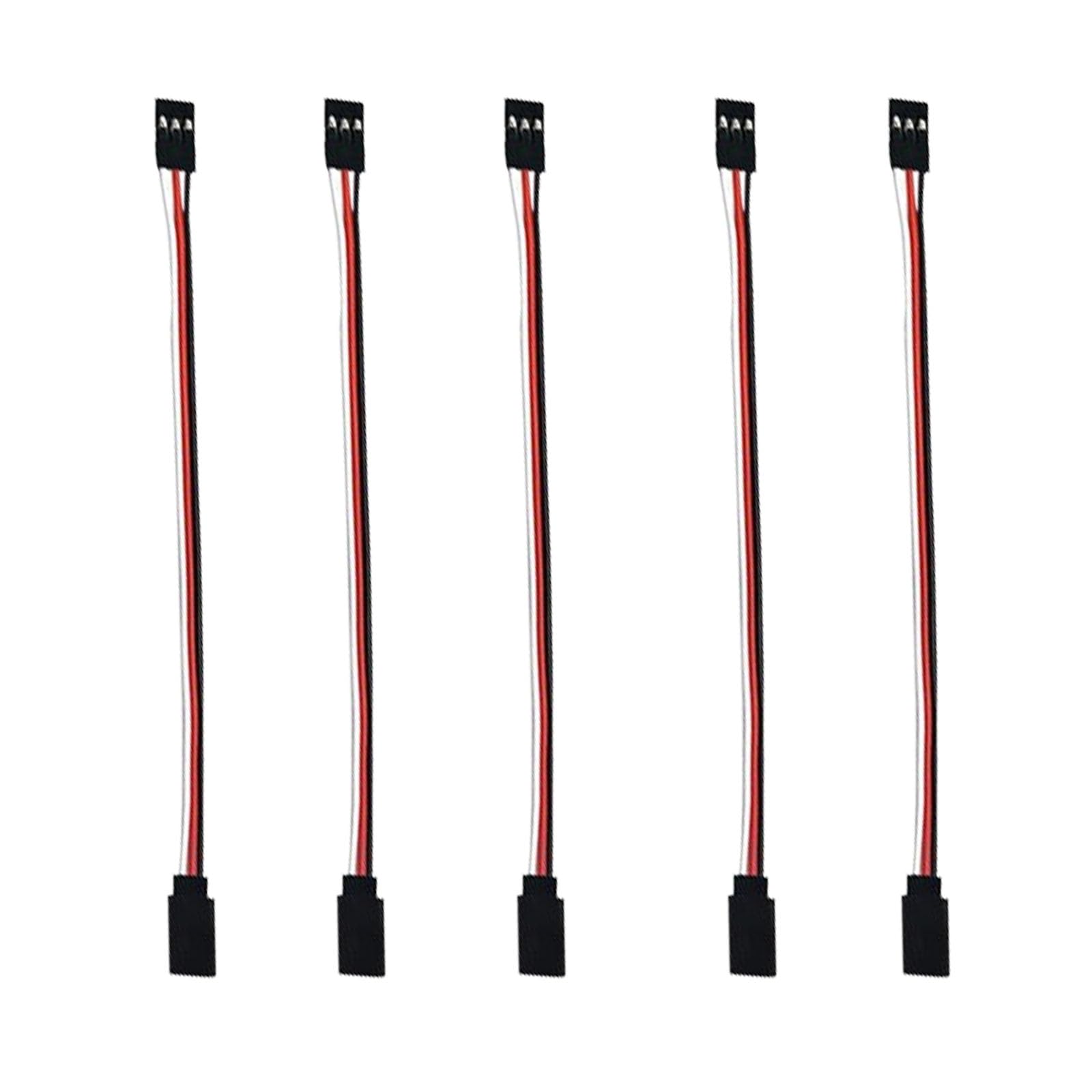 3-pin servo Extension, Male-Female JR Plug servo Extension Lead Cable, Used for RC Quadcopter Aircraft (5 Sizes) 30 cm/11.8in 5PCS…