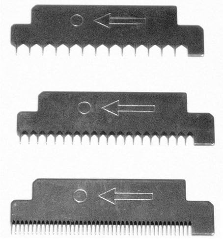 Set of Toothed Blades for Vegetable Turning Slicer (1 Each Size, Total 3 Blades)