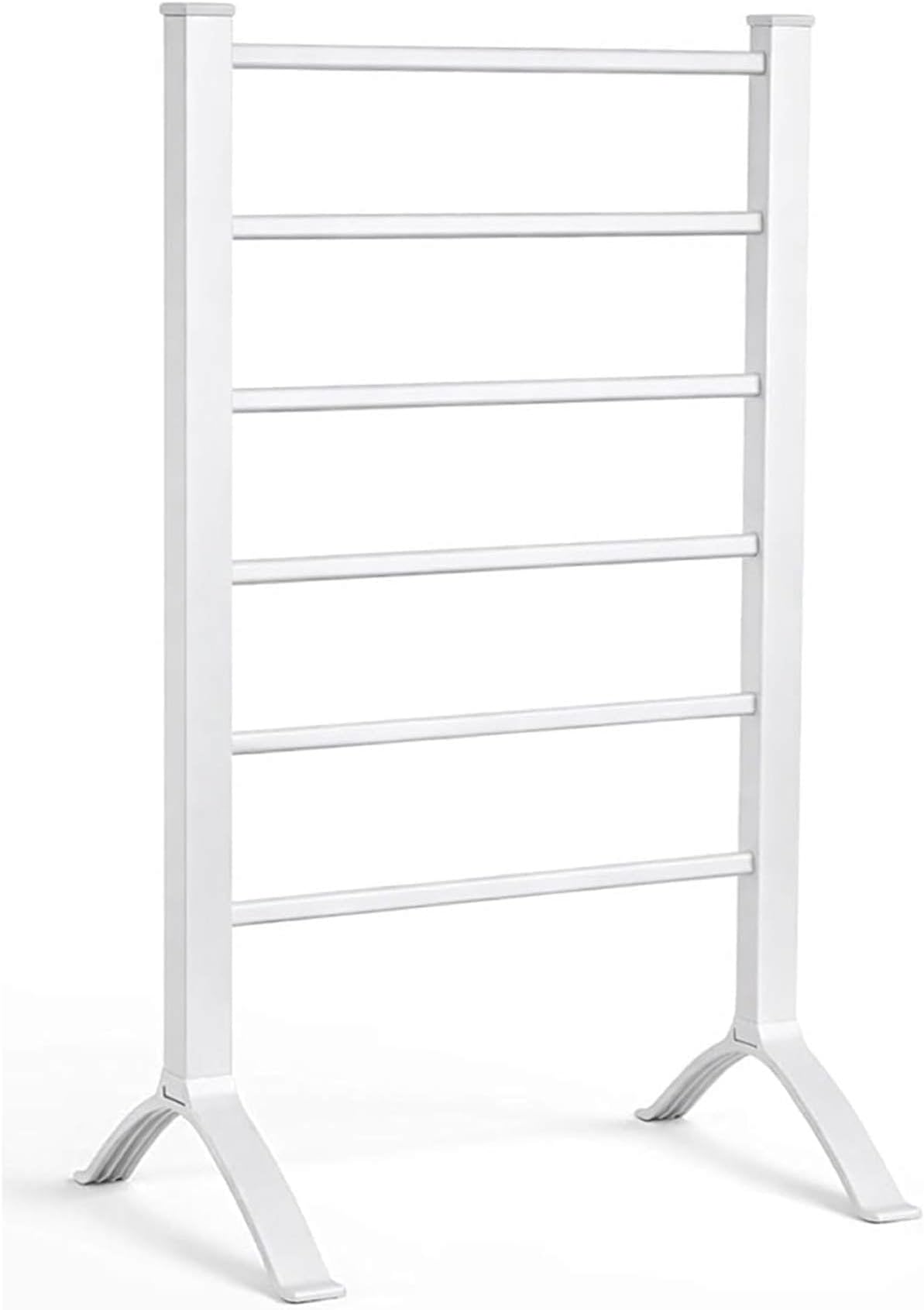 Oypla Portable Aluminium Electric Towel Rail Warmer with 6 Heated Bars