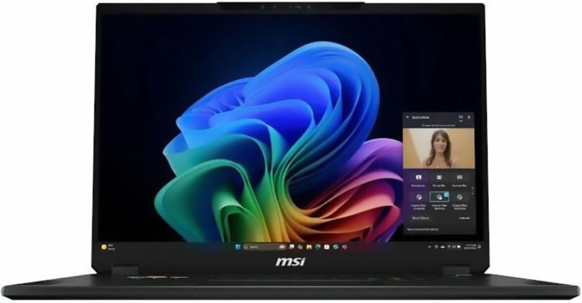 msi Stealth A18 AI+ 18” 240Hz QHD+ Gaming Laptop: AMD Ryzen AI 9 365, Nvidia Geforce RTX 5080, 32GB DDR5, 2TB NVMe SSD, Wi-Fi 7, Win 11 Pro: Midnight Black A3HWIG-028US, цвет: Чёрный — фото 3