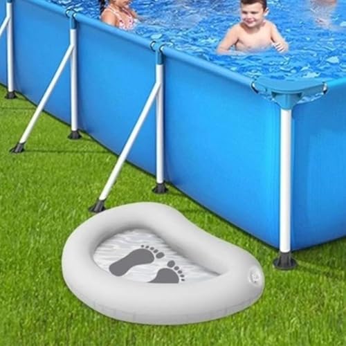 Tina Inflable para Pies para Piscinas, Blanca miniatura 1