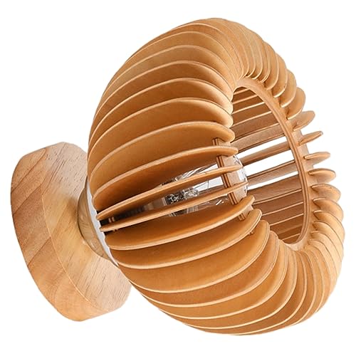 Lampe de salon plafond bois atmosphère chaleureuse NUOBESTY
