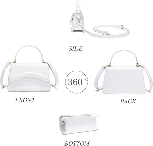 Miniatura 3 de SHUIANGRAN Elegante y simple bolso cruzado pequeño bolso cuadrado monedero para mujer bolso de hombro bolso