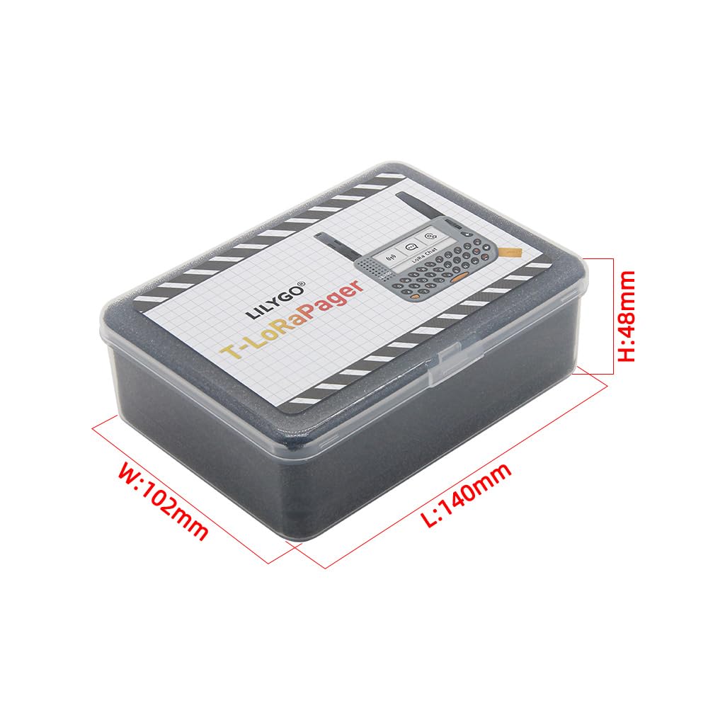 LILYGO T-Lora Pager ESP32 LoRa NFC RTC Al Smart Sensor TTGO Entwicklungsboard mit 2,3 Zoll IPS LCD (868Mhz Meshcore Firmware)