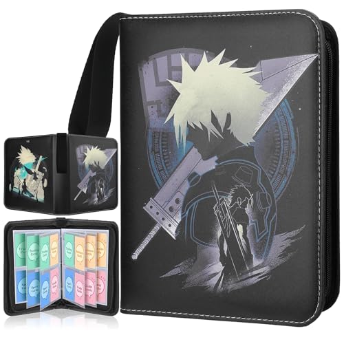 HBK Trading Card Binder 400/900 Pockets Card Binder with Sleeves TCG Card Holder Album for Game Cards Collectible Cards Sports Cards (Final 400 Pockets)