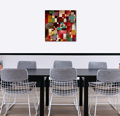 Tableau de maître Paul Klee Redgrass toile premium pour salon - 6