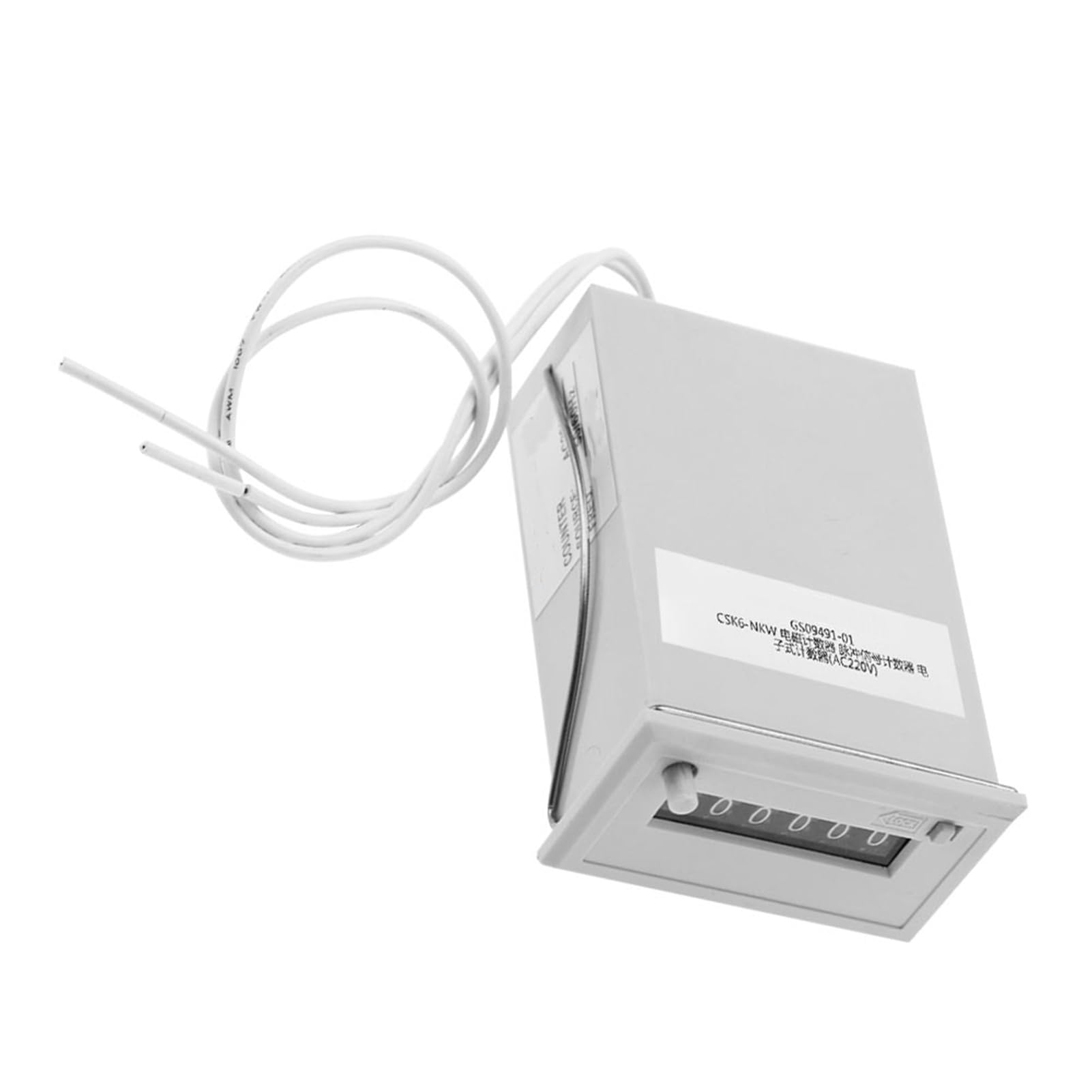 Respicefinem Csk6 Nkw 6-stelliger Elektromagnetischer Impulszähler – AC220V, Digitale Anzeige, Genau & Zuverlässig – Für Maschinen, Produktionsanlagen & Messgeräte