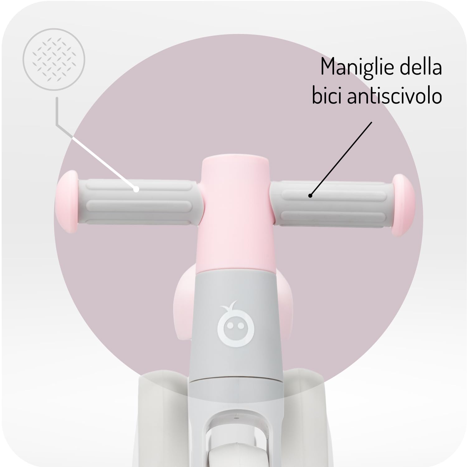 Triciclo senza pedali per bambini MoMi TEDI per bambine e bambini (peso massimo 25 kg), mini bicicletta senza pedali con ruote in plastica resistenti alla foratura, telaio in metallo leggero - 1,2 kg