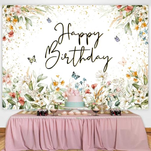 Fondo fotográfico flores silvestres 7x5ft miniatura 2