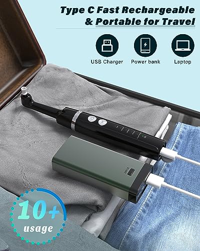 Zahnaufhellungsset, Stim-U-Dent Zahnpolierer mit 5 Modi für Zahnreinigung & Zähne Aufhellen, zum Polieren nach der Zahnreinigung, Zahnaufhellung Set mit 5 Köpfen und 3 Polierpasten – Bild 8