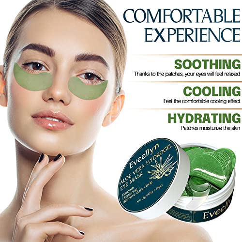 Under Eye Patches (60Pcs), Aloe Vera & Collagen Eye Mask, Eye Patches For Puffy Eyes, Anti-Aging Eye Mask For Puffiness, Under Eye Mask For Dark Circles And Eye Bags, Hydrating Eye Gel Pads #TOP5