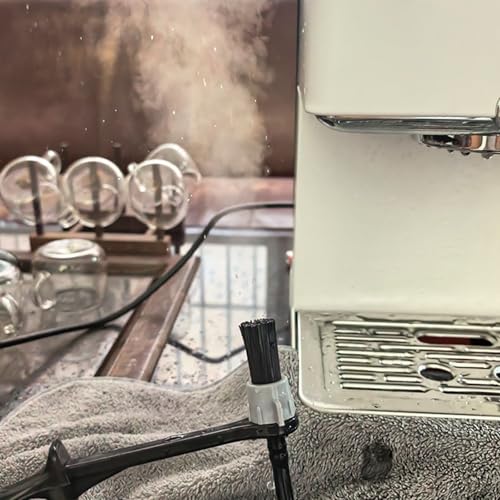 TERNCOEW Cepillo de limpieza desmontable de grado comercial para máquinas de espresso, 90 cm, resistente al calor, manguera y varita de vapor, cepillo de limpieza para cafetera espresso - imagen 8