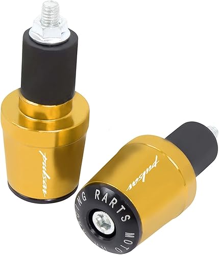 Miniatura 10 de Para Bajaj Pulsar 200 NS200 RS200 AS 200RS 200NS 200AS Accesorios 78" 22MM motocicleta Universal Manillar Puños Tapones Tapa Extremo (Color  Plata)