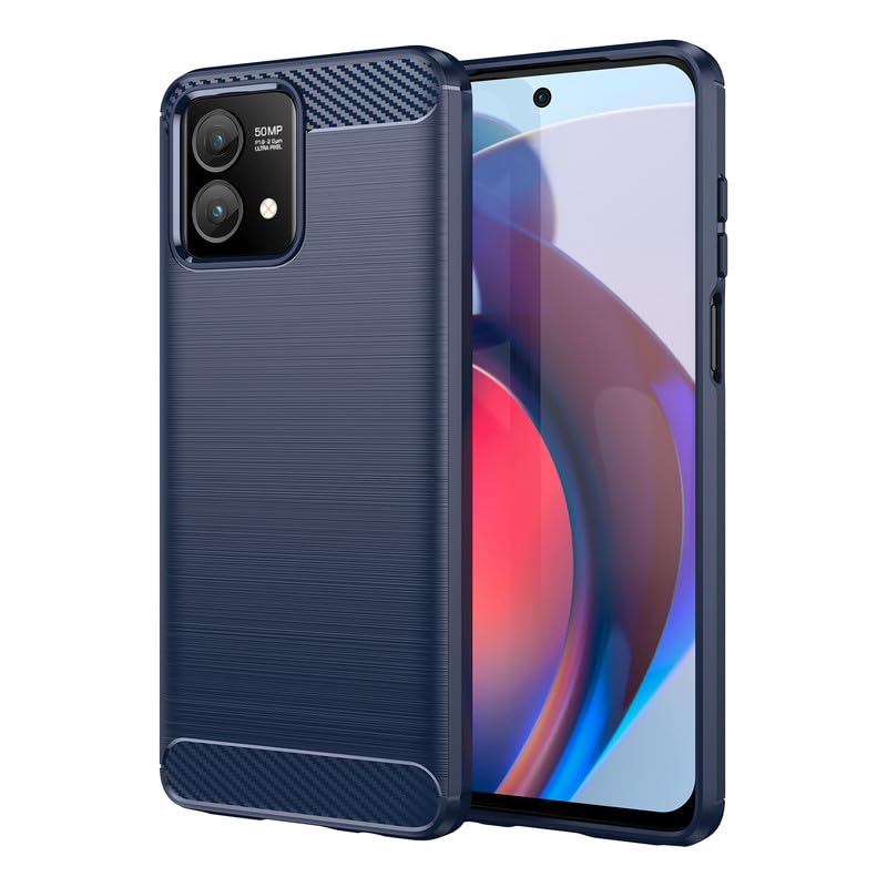 Image of Basic Case for Moto G Stylus 4G 2023 (Carbon Fibre Blue)