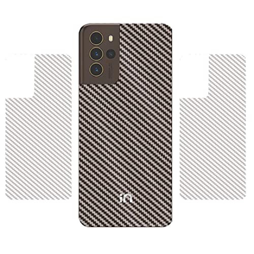 Image of BERRIES (Pack of 2) BACK LAMINATION SKIN COMPATIBLE FOR MICROMAX IN NOTE 2 || 3D CARBON FIBER ULTRA- THIN PROTECTIVE FILM (TRANSPARENT) WITH EASY INSTALLATION KIT