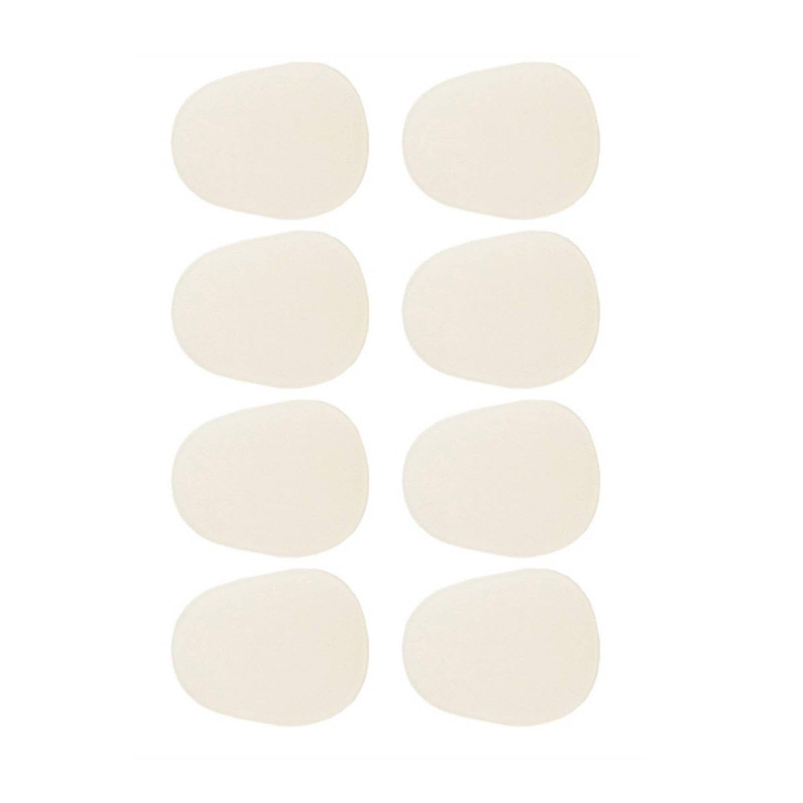 SECRET DESIRE 8 Pieces Alto Saxophone Lip Rest Pad 0.5 Mm Lip Rest Pad Thin Instrument Accessory 0.8MM White Small Round-picture-13