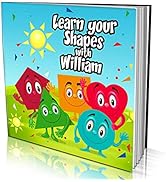 Personalised Story Book by Dinkleboo -"Learn Your Shapes" - for Kids Aged 2 to 8 Years Old - Your...