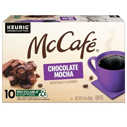 McCafe Chocolate Mocha, Single Serve Coffee Keurig K-Cup Pods, Flavored Coffee, 60 Count, (6 Packs of 10) - image 8