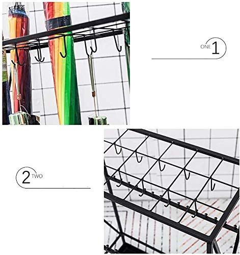 Porte-parapluie rangement sol sec support avec bac amovible