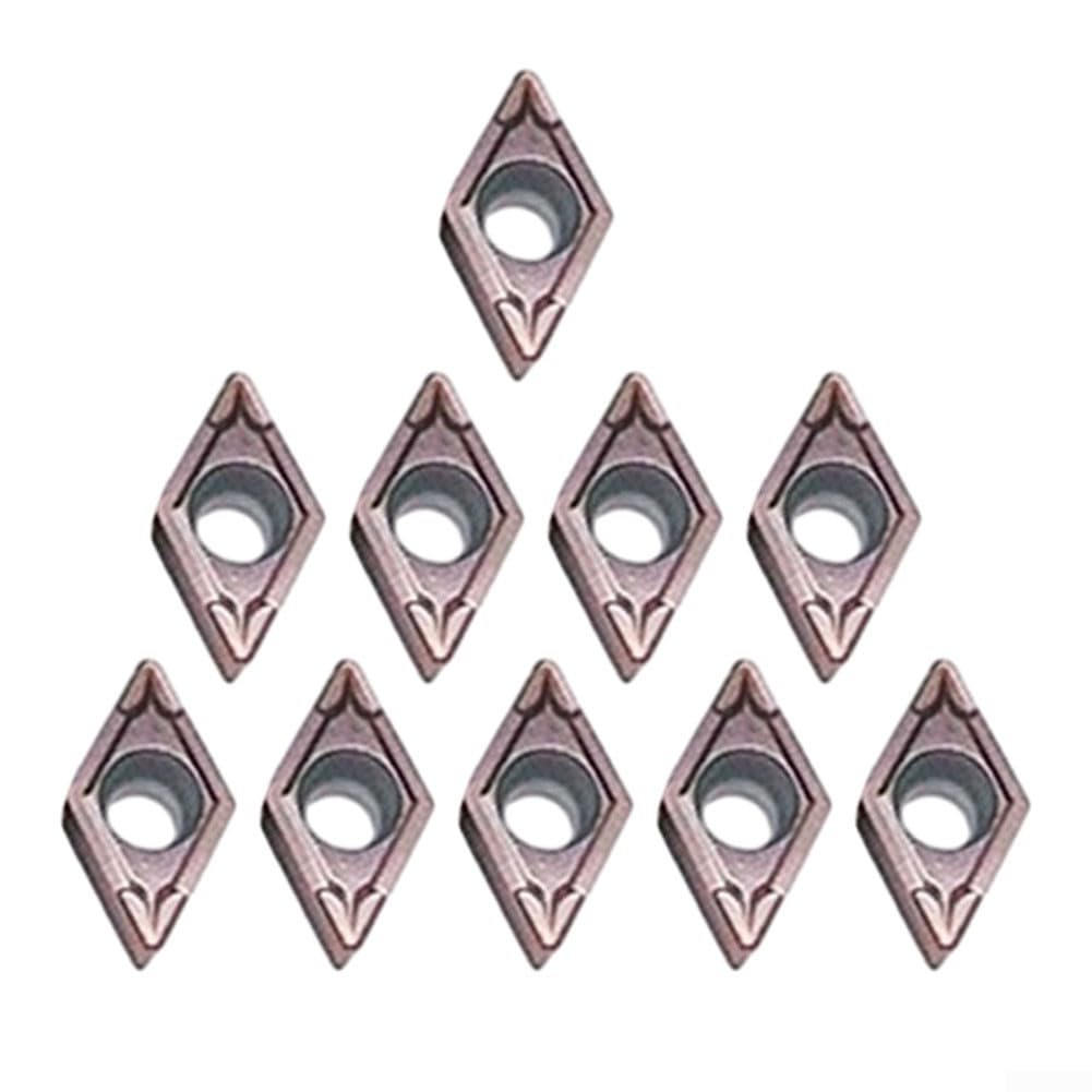 10pcs DCMT11T308 MPVP15TF Lama di tornitura in carburo