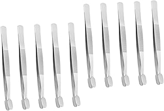 Beavorty 2 Conjuntos De Pinças De Cílios Para Cílios Postiços Ferramenta Aplicador De Cílios Ferramentas De Cílios Para Extensões De Cílios Clipe De Sobrancelha Pinças De Volume De Cílios