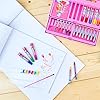 Paw Patrol Colored Pencils Art Supplies Kids Set Coloring Stationery Girls Boys Drawing Pencils Supplies Travel Case with Crayons Arts and Crafts for Kids 4-12 (Pink) #2