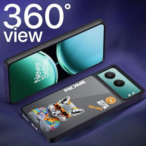 Image of Pikkme PC TPU + Printed Cool Funky Stylish Black Leopard Swag Raised Edges Camera Protection | Bumper Case for OnePlus Nord 4 5G (Design-04)