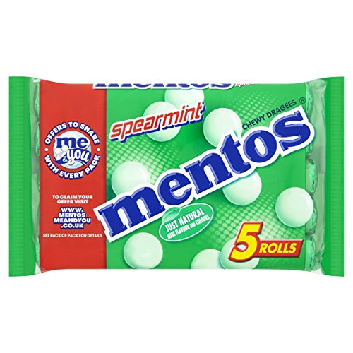 Mentos Spearmint Sugar Free Gum 66 g
