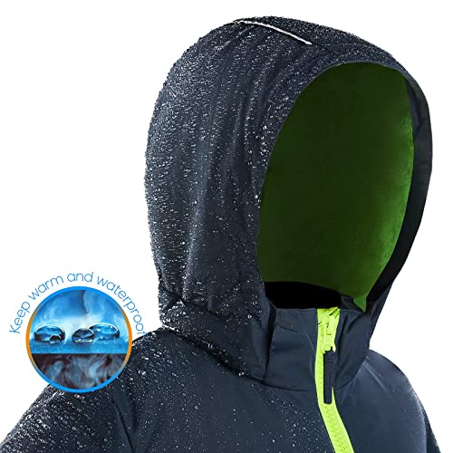 Boys Winter Coats Waterproof Breathable Snowboarding Ski Jackets Fleece Lined Hooded Rain Coat for Kids4