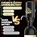 Prikoi Electric Wine Aerator & Dispenser, Rechargeable Wine Decanter with Storage Base & Retractable Tube, for Holiday Home Party Wine Lovers