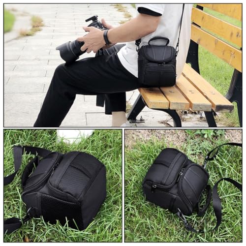 Bolsa para Cámara DSLR STOBAZA Estuche Negro con Compartimentos 5
