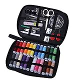 【Kits multifuncionales package El paquete incluye: Hilos de coser, Agujas, Alfileres, Cinta métrica, Botones, Sujetadores, Desgarrador de costuras, Lápiz para marcar, Ganchillo, Dedal, Tijeras, Pasadores de seguridad, Enhebrador de agujas, Lápiz para marcar, Gancho de ganchillo, Dedal, Tijeras, Pasadores de seguridad, Enhebrador de agujas, Recortador de uñas así sucesivamente (Nota: los colores de algunas herramientas se enviarán de forma aleatoria).