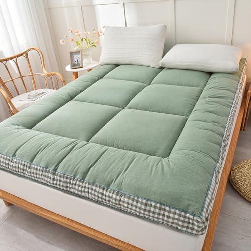 GYCS Futon Plegable Enrollable, Futon Japones, Colchoneta Dormir Suelo, Colchón Enrollable para Invitado, Sofás para Tumbonas, Colchoneta, Tumbona Suave Y Transpirable,9,150x200x8cm