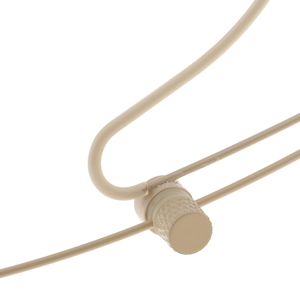 MagiDeal Professionale Gancio Auricolare Microfono A Testa Intestata Microfono Headworn per Palco Case di Culto Presentatori Docenti - Beige-3.5mm