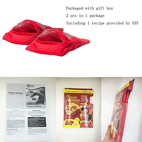 Sacco cuoci patate per microonde (2 pezzi), per