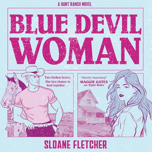 Blue Devil Woman Audiolibro Por Sloane Fletcher arte de portada