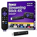 Roku Streaming Stick 4K - HDR & Dolby Vision Roku Streaming Device for TV with Voice Remote & Long-Range Wi-Fi - Free & Live TV