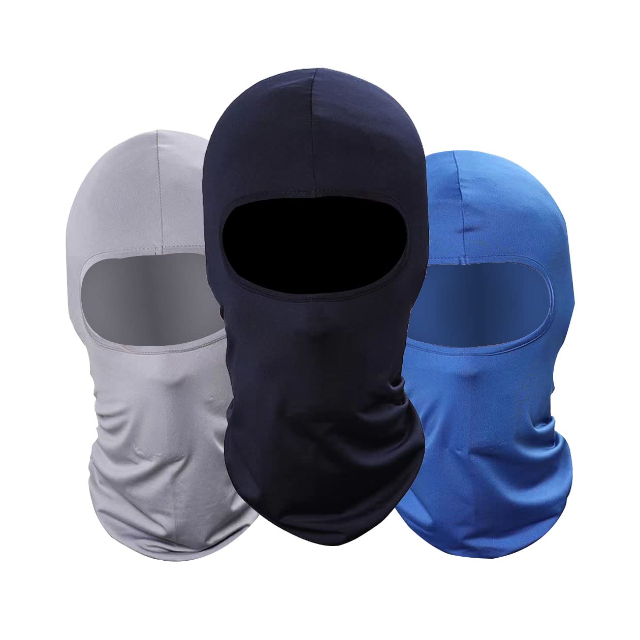 Pack of 3 Ski Mask Bandana Face Hat for Outdoor Airsoft Motorcycle Hood Helmet Balaclavas Headwear
