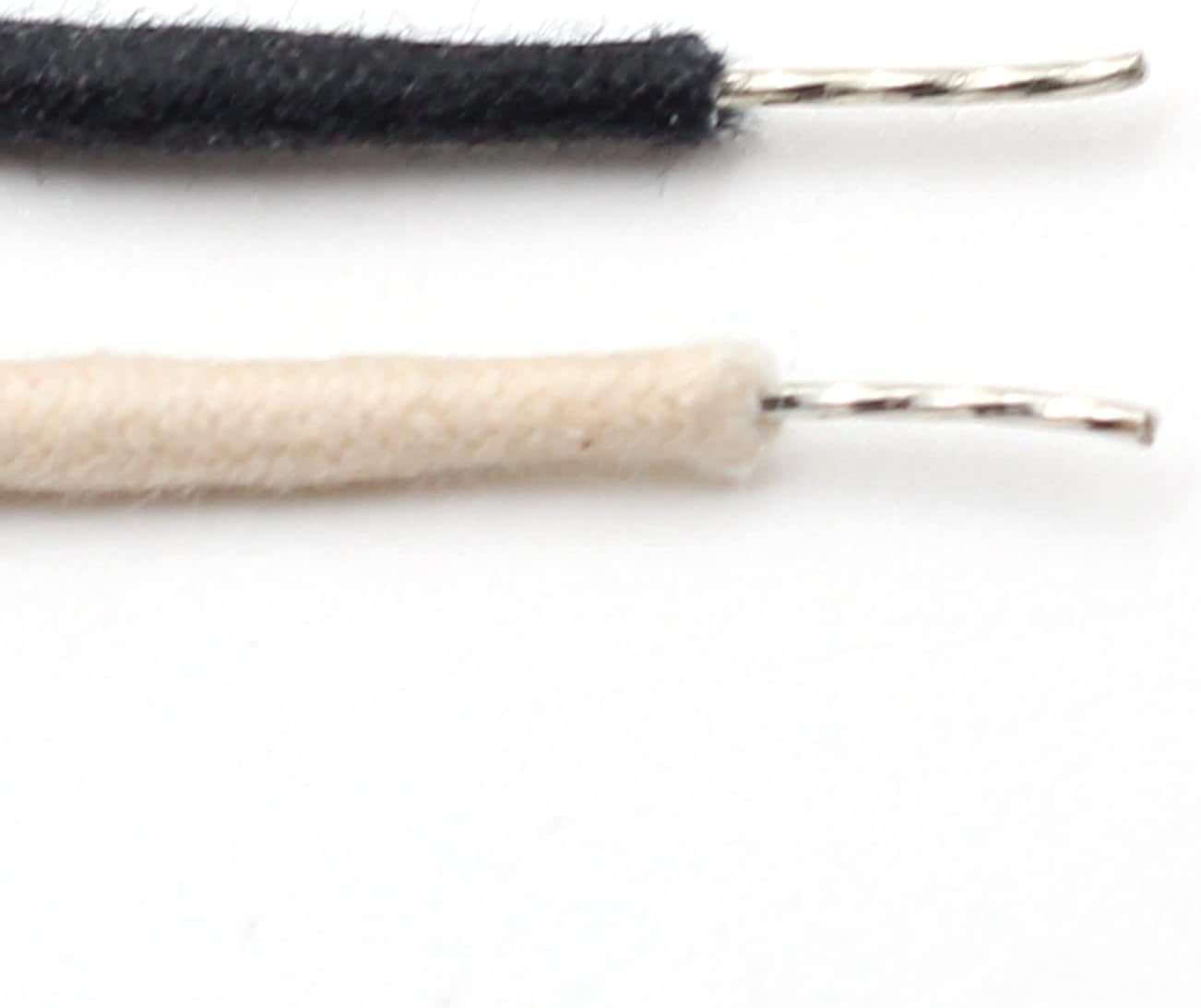 The Art Of Tone 6 Feet (3-white/3-black) Gavitt Cloth-covered Pre-tinned 7-strand Pushback 22awg Vintage-style Guitar Wire