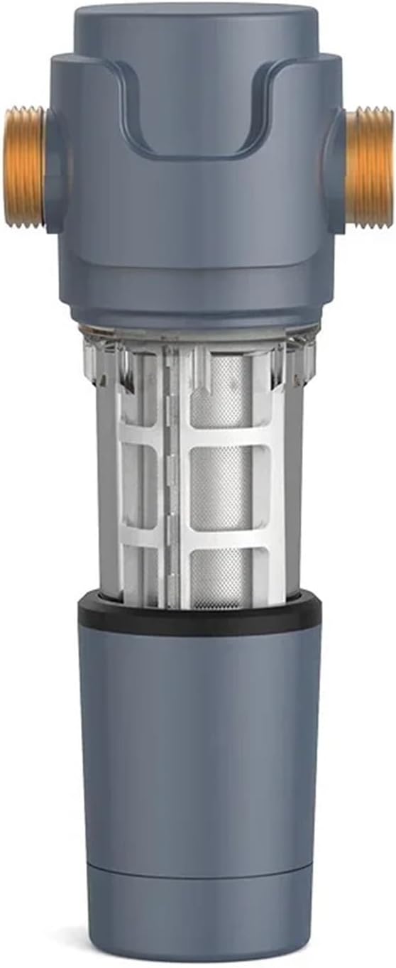Water filter rotary flushing backwash pre-filter large flow whole house central water purifier 6T/1H(GERY)