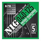 Encordoamento para contra baixo 5 cordas 040/125 n710