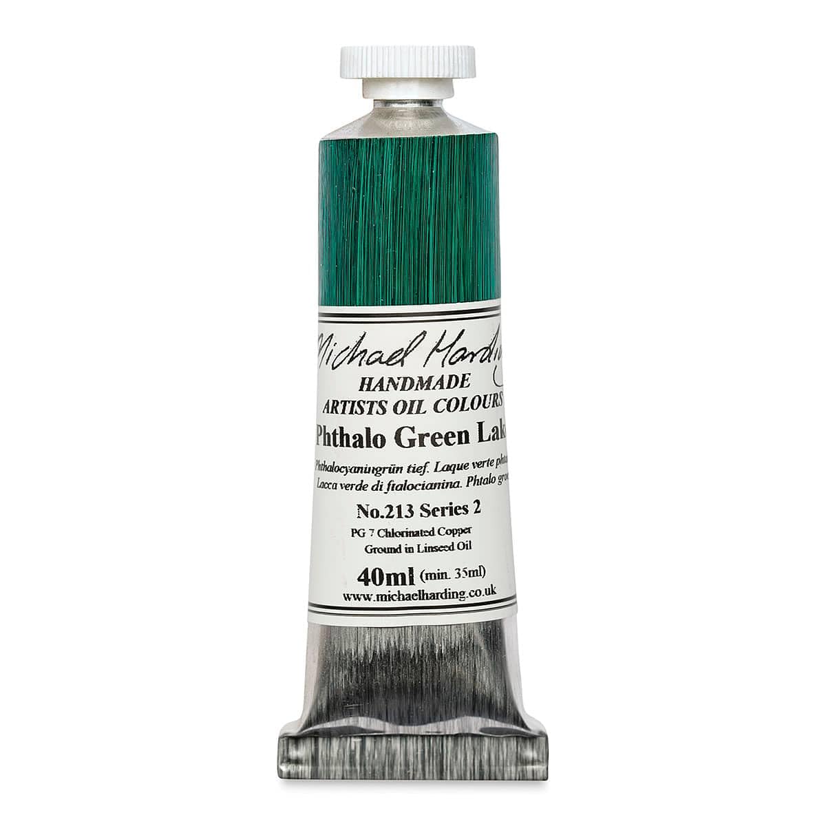 Michael Harding Phthalocyanine Green Lake Oil Colour : 40Ml Phthalo Green Lake