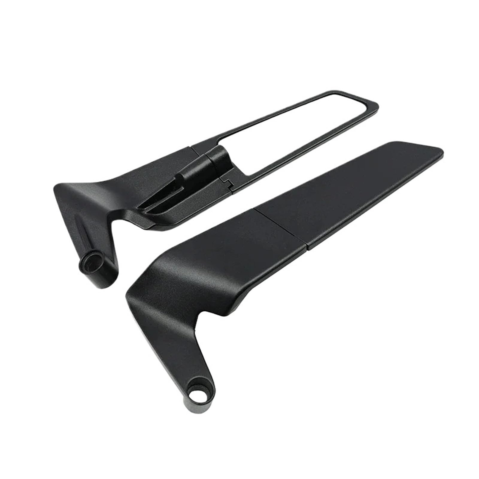 Espejos de motocicleta stealth winglets ajustables kit retrovisor negro 4