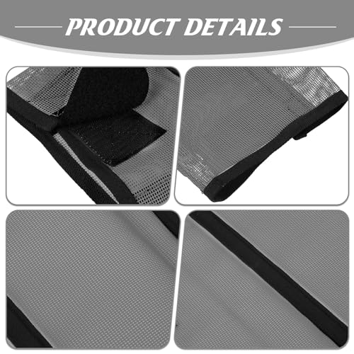 Image of Jexine Set of 8 Mesh Fly Boots for Horse Loose Fitting Non Slip Breathable Horse Fly Leggings Protective Reduces Stress Leg Fatigue Wraps for Preventing Flies Mosquitoes Bite