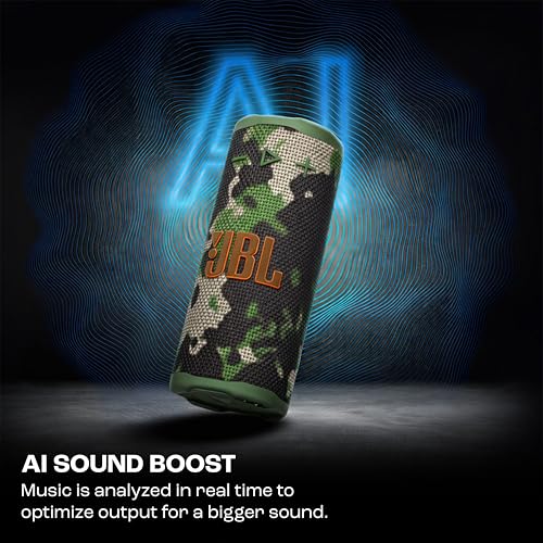Image of JBL Grip Wireless Portable Bluetooth Speaker, JBL Pro Sound with AI Sound Boost, IP68 Waterproof /Dustproof, Ambient Light, Upto 14H Playtime, Auracast Multi-Speaker Connection, Squad