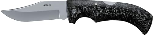 Gerber Gator - Cuchillo plegable borde fino punta de clip 46069