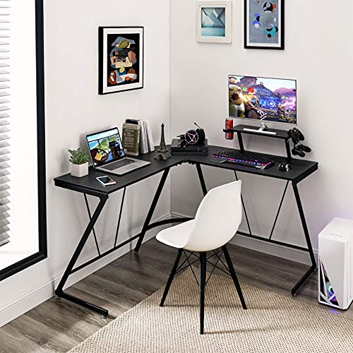 Mr Ironstone L-Shaped Desk 50.8" & Computer Desk 31" #TOP4