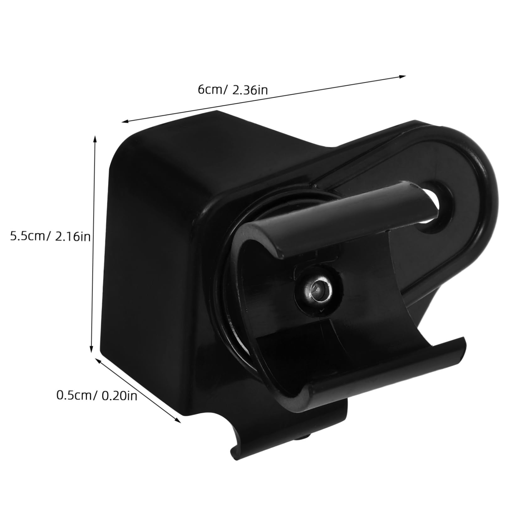 Alipis Helmet Light Stand Helmet Headlight Clips Mount Hat Clip Helmet Flashlight Holder Number Hard Helmet Headlamp Clips Helmet Clip for Belt Hat Light Clips Holder Black Plastic