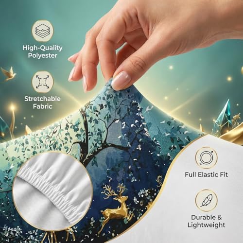 Image of Split AC Cover 1 ton, 1.5 ton to 2 Ton |Designer Digital Print Indoor AC Dust Cover | Stretchable Lycra Fabric | 38x12x9 Inch | Washable Polyester AC Indoor Unit Cover | Dust Dirt Resistant